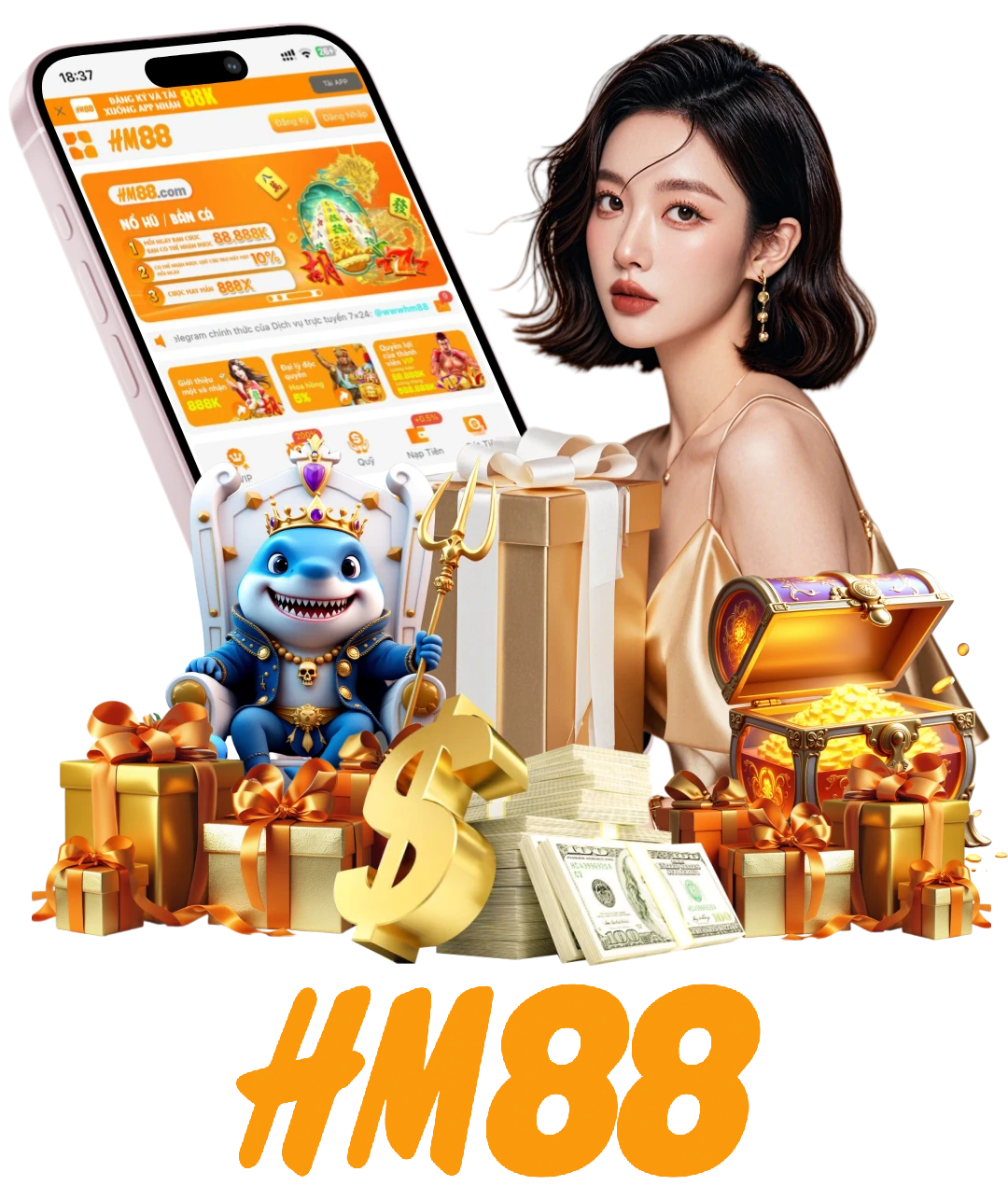 Giao diện ứng dụng HM88